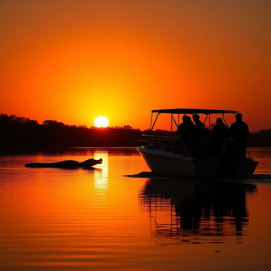 Sunset tour on Yellow Water Billabong