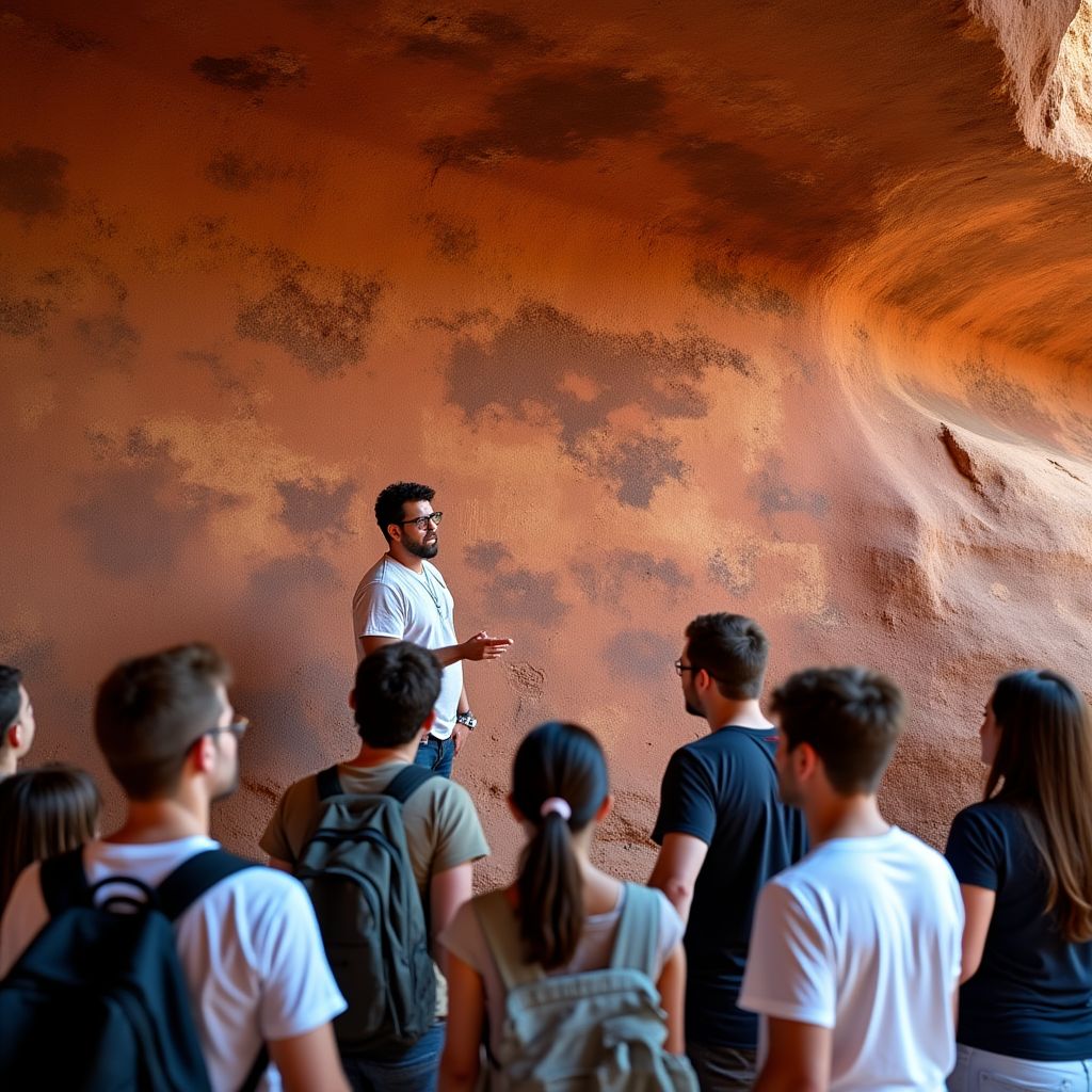 Aboriginal rock art tour in Kakadu